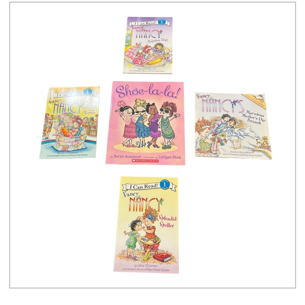 Fancy Nancy Kids Book Set colorful vibrant pictures for young readers